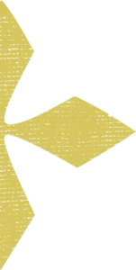 Half of a cross-shaped icon